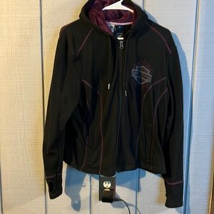 1W Harley Davidson sweater w hoodie